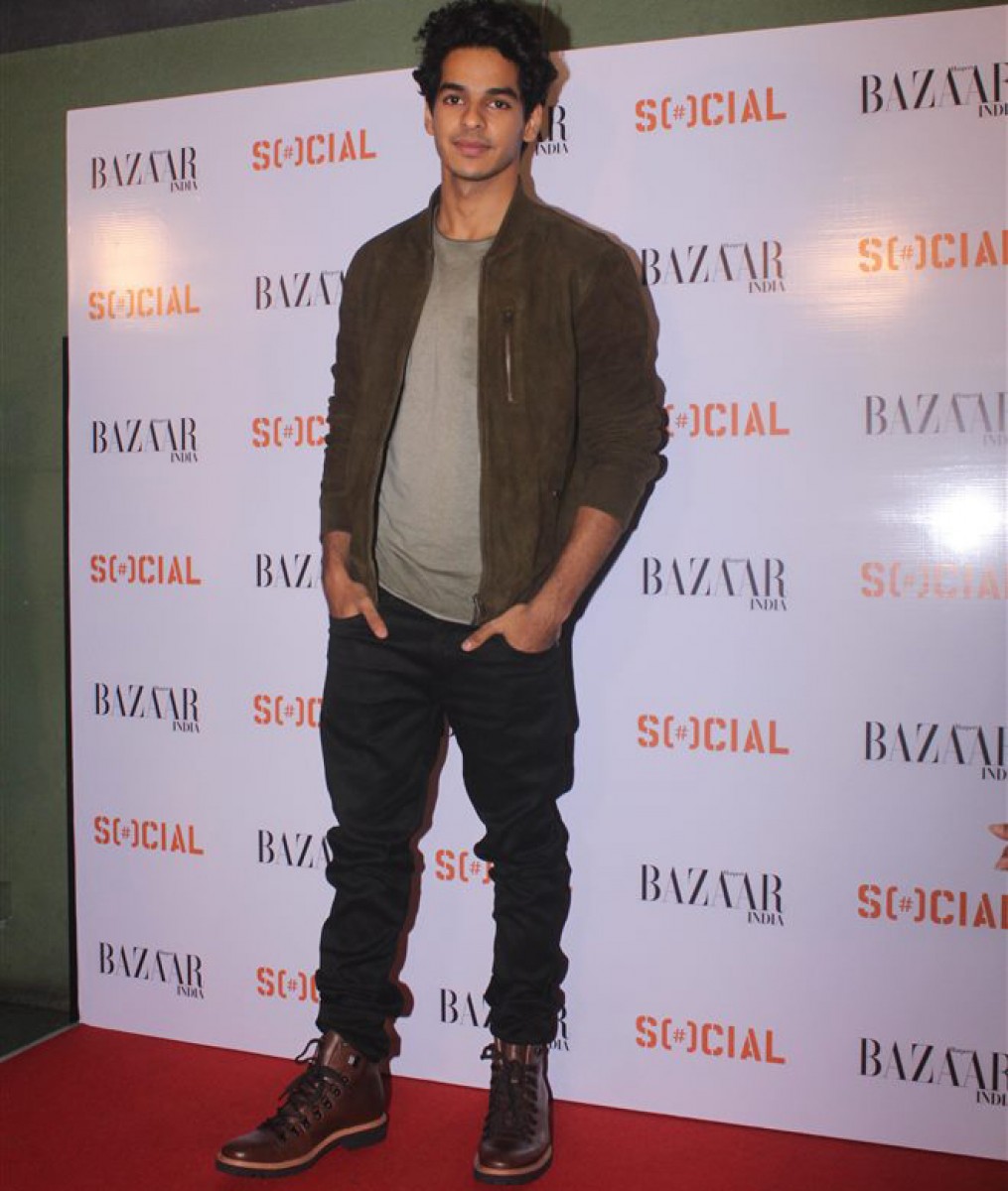 Janhvi Kapoor And Ishaan Khatter For The Launch Of Harper-s Bazaar